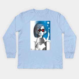 Ms. Freeze Kids Long Sleeve T-Shirt